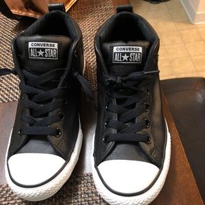 Converse leather shoes